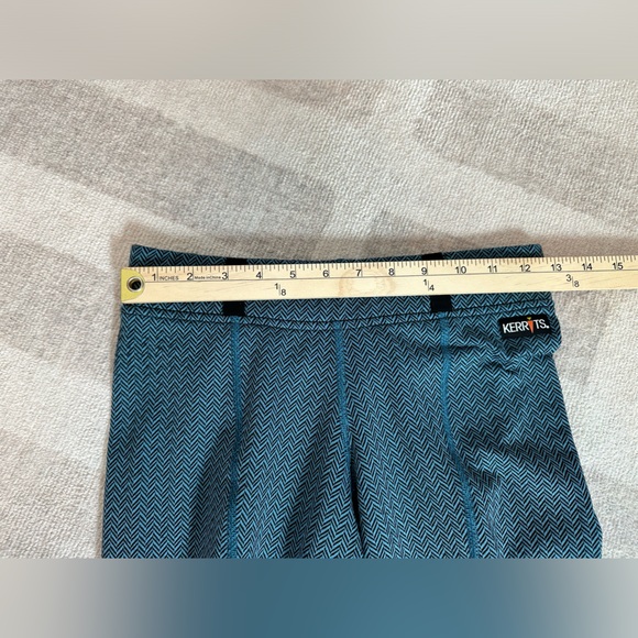 Kerrits Women’s Fleece Lite Chevron Equestrian Breeches Blue/Black (Size S) - Picture 9 of 11